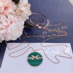 Chaumet jeux de liens harmony malachite medium model pendant 084682 (5)