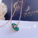 Chaumet jeux de liens harmony malachite small model pendant 084427 (13)