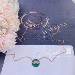 Chaumet jeux de liens harmony malachite small model pendant 084427 (9)