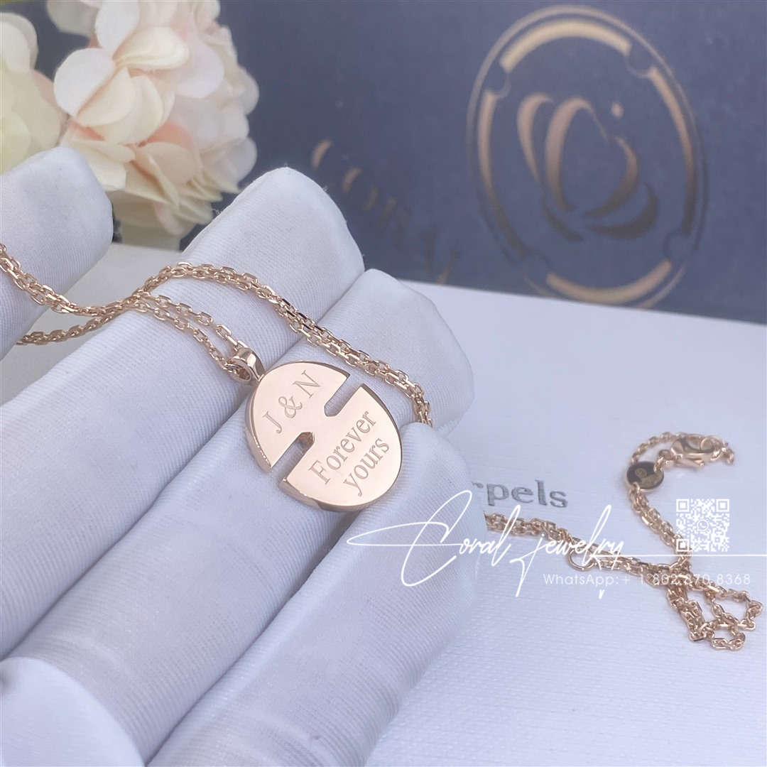 Chaumet jeux de liens harmony rose gold medium model pendant rose gold, diamonds 084493 (12)
