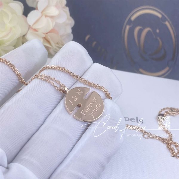 Chaumet jeux de liens harmony rose gold medium model pendant rose gold, diamonds 084493 (13)
