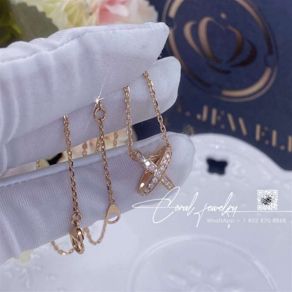 Chaumet jeux de liens pendant rose gold, diamonds 082216 (2)