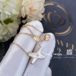 Chaumet jeux de liens pendant rose gold, mother of pearl, diamond 082930 (5)