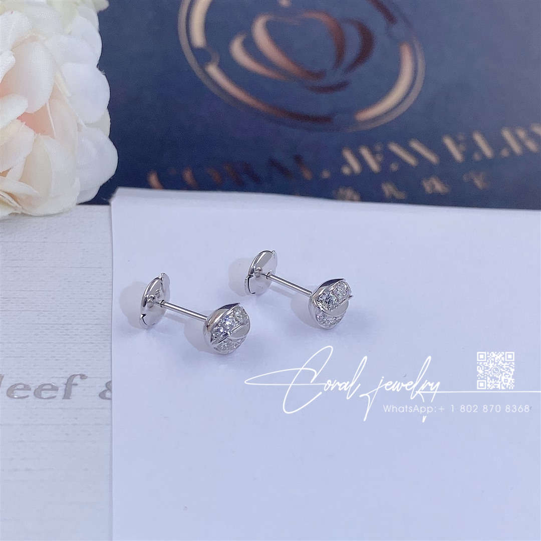 Chaumet liens séduction earrings white gold diamond 083305 (3)
