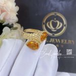 Boucheron Serpent Bohème Couleur Yellow Gold Citrine Ring Jrg02796 (1)