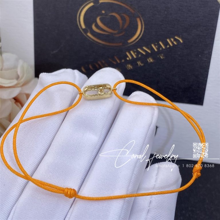 Messika Move Uno Bracelet With Orange Cord 13289 Yg (3)