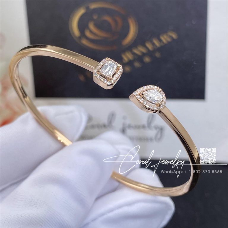 Messika My Twin Toi & Moi Diamond Thin Bangle 0,15ct 7222 Pg (4)