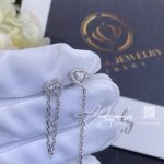 Messika Joy Cœur 0.15 Carat Single Diamond Chain Earring White Gold 11557 Wg (1)