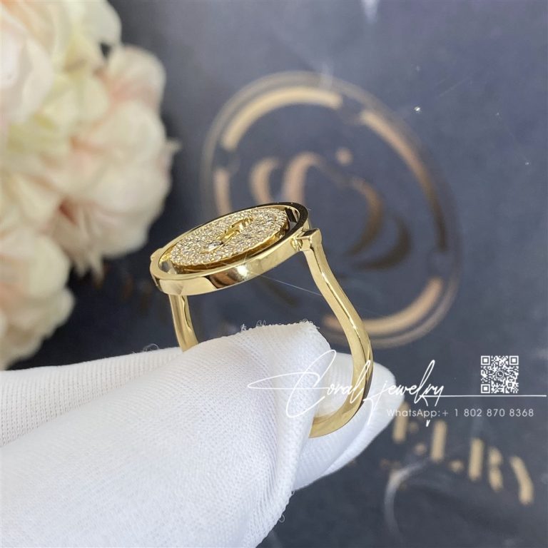 Messika Lucky Move Yellow Gold Ring With Diamonds 07534 Yg (3)