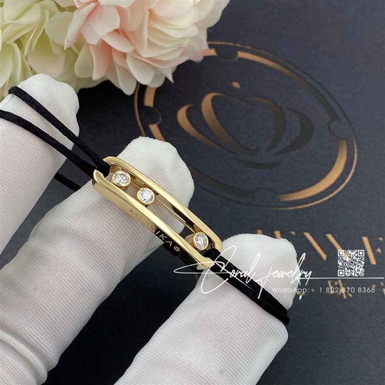 Messika Move Cord Yellow Gold Diamond Bracelet 04394 Yg (1)