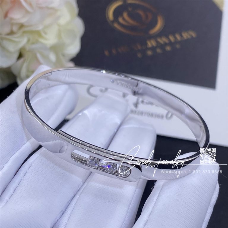 Messika Move Noa Bangle White Gold Diamond Bracelet 06368 Wg (4)