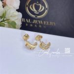 Messika Move Romane Mini Hoops Yellow Gold Diamond Earrings 07178 Yg (2)