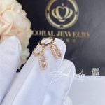 Messika Move Uno Hoop Earrings Pink Gold Diamond Earrings 12037 Pg (3)