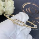 Messika Move Uno Pavé Flex Bangle Mm Yellow Gold Diamond Bracelet 12057 Yg (4)