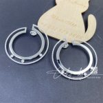 Messika Move Romane Large Hoop White Gold Diamond Earrings 06690 Wg (5)