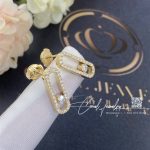 Messika Move Uno Pavé Set Diamond Earrings Yellow Gold Diamond Earrings 12183 Yg (2)