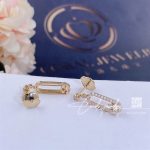 Messika Move Uno Stud Yellow Gold Earrings With Diamonds 05631 Yg (4)