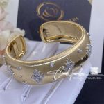 Buccellati Macri Giglio Bracelet In 18k Yellow Gold Diamond Jaubra017589 (4)