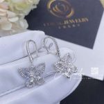 Graff Butterfly Silhouette Diamond Drop Earrings Rge1617 (4)