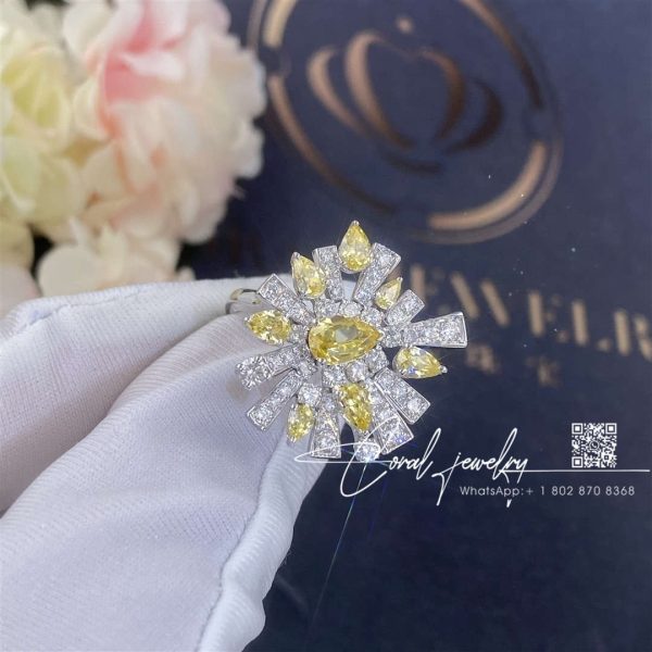 Graff New Dawn Yellow Gold Diamond Ring (3)