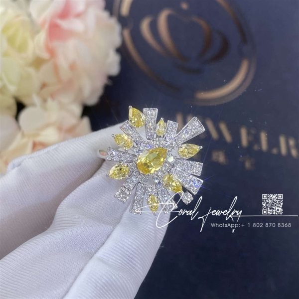 Graff New Dawn Yellow Gold Diamond Ring (4)