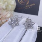 Graff Wild Flower Diamond Stud Earrings Rge1669 (5)