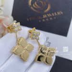 Roberto Coin Princess Flower Earrings 18k Yellow Gold With Diamonds Adr777ea0852 (4)