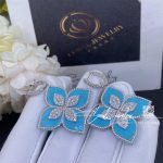 Roberto Coin Princess Flower Earrings With Diamonds And Turquoise Adv888ea1838 03 (7)