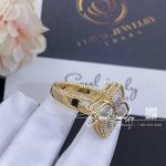 Roberto Coin Princess Flower Ring Yellow Gold Diamonds & Mop – 2cm (10)