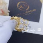 Roberto Coin Princess Flower Ring Yellow Gold Diamonds & Mop – 2cm (8)