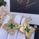 Roberto Coin Venetian Princess Earrings Yellow Gold And Malachite (5)