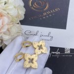 Roberto Coin Venetian Princess Earrings Yellow Gold With Diamonds (3)