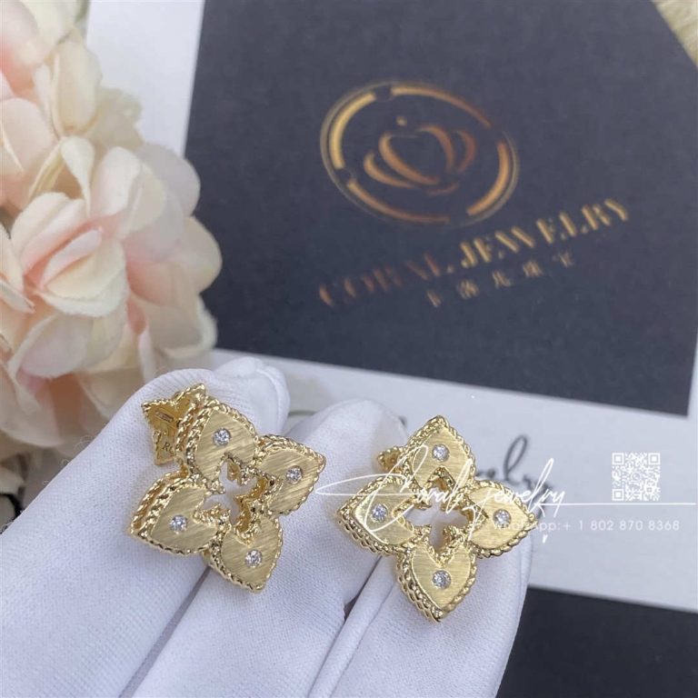 Roberto Coin Venetian Princess Earrings With Diamonds – 20mm (2)