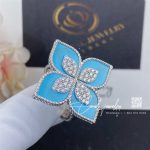 Roberto Coin White Gold Turquoise & Diamonds Princess Flower Ring (9)