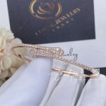 Marli Cleo Full Diamond Slim Slip On Bracelet In Rose Gold Cleo B10 (5)