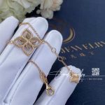 Roberto Coin Princess Flower Bracelet With Diamonds (8)