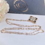 Roberto Coin Princess Flower Rose Gold Diamond Locket Necklace (8)