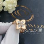 Roberto Coin Rose Gold White Diamonds Princess Flower Ring – 2m (1)