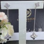 Roberto Coin White Gold Diamond Princess Flower Chain Drop Earrings – 1 (7)