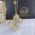 Roberto Coin Yellow Gold Diamond Princess Flower Necklace – 3 (4)