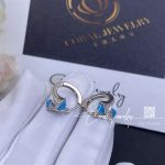 Marli Cleo Diamond Huggie Earrings In White Gold Turquoise (3)