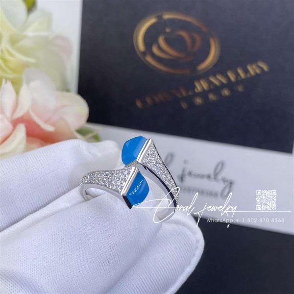 Marli Cleo Diamond Midi Ring In White Gold Sea Blue Chalcedony Cleo R47 (5)