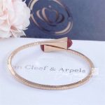 Marli Cleo Diamond Midi Slip On Bracelet In Rose Gold Carnelian Cleo B47 (5)