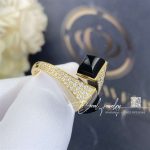 Marli Cleo Diamond Ring In Yellow Gold Onyx Cleo R5 (2)