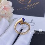 Marli Cleo Diamond Slim Ring In Rose Gold Lapis Lazuli (6)