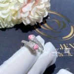 Marli Cleo Diamond Slim Ring In White Gold Pink Coral Cleo R1 (1)