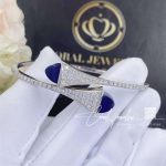 Marli Cleo Diamond Slip On Bracelet In White Gold Lapis Lazuli Cleo B3 (1)