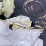 Marli Cleo Diamond Slip On Bracelet In Yellow Gold Black Onyx Cleo B3 (2)