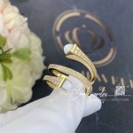 Marli Cleo Diamond Twist Ring In Yellow Gold White Agate Cleo R15 (4)