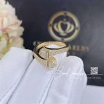 Marli Cleo Full Diamond Midi Slim Ring In Yellow Gold Cleo – R48 (4)